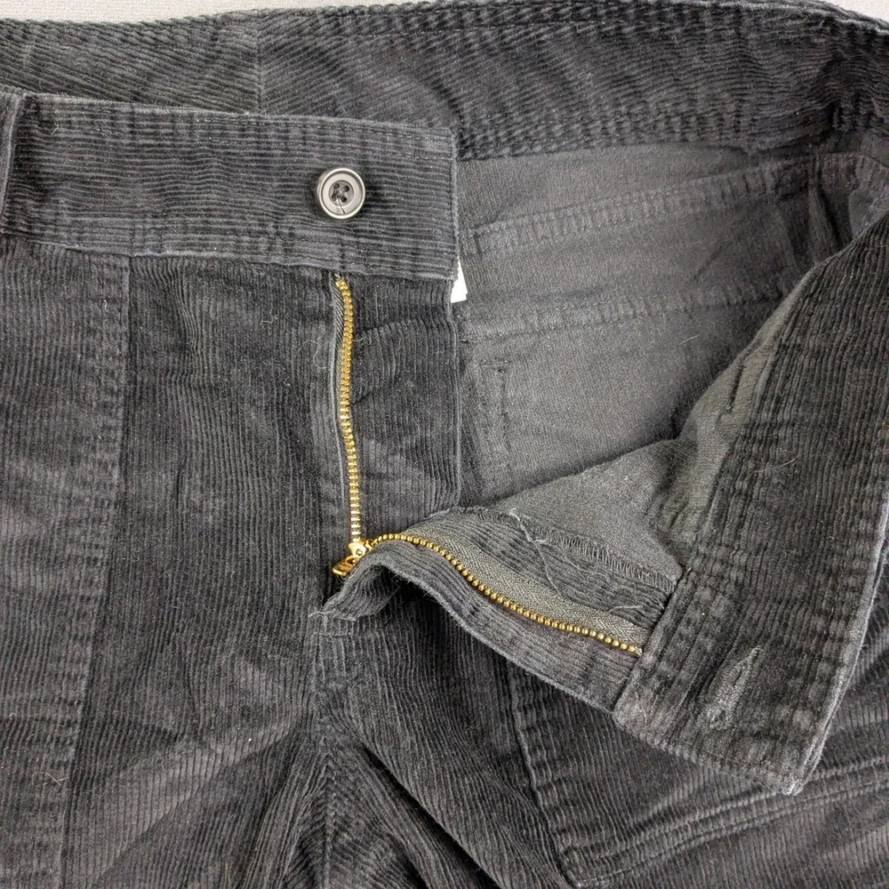 Columbia Pants Womens 12 Black AL8602 Corduroy Straight Leg Outdoor Stretch